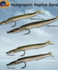 Soft Plastics Tsunami Holographic Replica Sand Eels