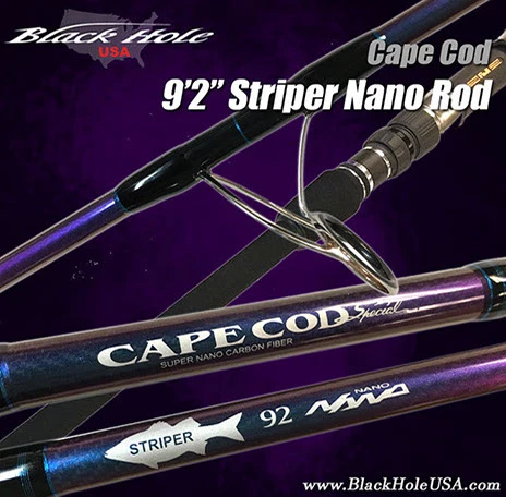 Surf Rods Black Hole USA Cape Cod Striper Surf Spinning Rods
