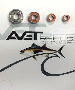 Reel Accessories J&H Tackle Sealed ABEC-7 Ceramic Ball Bearing Upgrade Kit For Avet SXJ-SX-MXJ-MXL