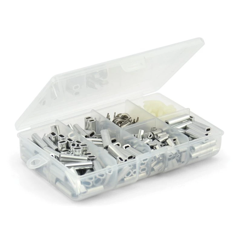 Crimps Hi-Seas Aluminum Single Sleeves Rigging Kit - 335 Pieces