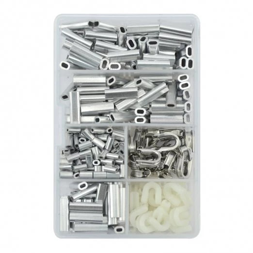 Crimps Hi-Seas Aluminum Single Sleeves Rigging Kit - 335 Pieces - Image 2