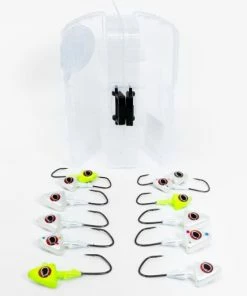 Hooks S&S Bucktails Fishaholic TRI Jig Head Bundle