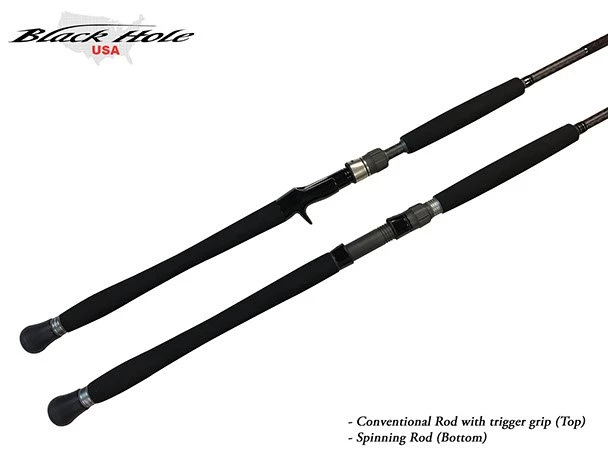 Jigging Spinning Rods Black Hole USA Challenger Bank Spinning Rods